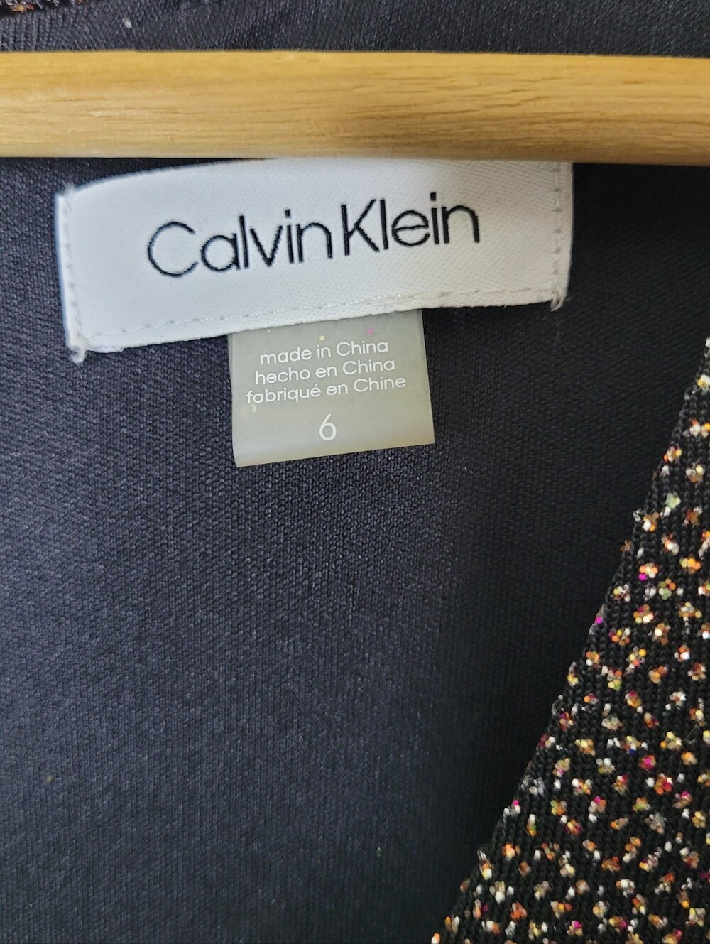 Calvin Klein Formal Shimmer Evening Dress Size 6 - Picture 10 of 12